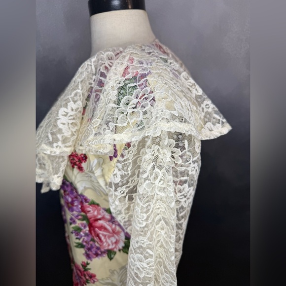 🌸 Vintage Lacy Afternoon by Shell Kepler Blouse 🌸 - Picture 9 of 11